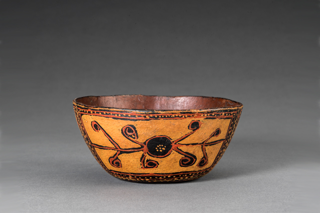 彩绘漆皮碗