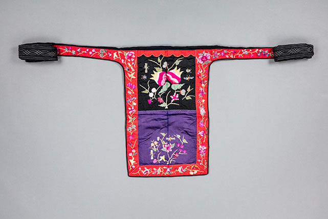 雷山苗绣花背儿带